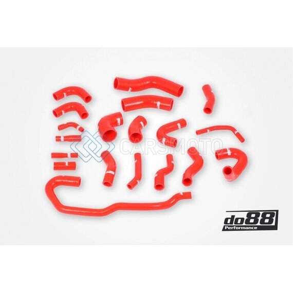 DO88 DO88-KIT191R 02-04 AUDI RS6 4.2L BITURBO (C5) COOLANT HOSES - RED