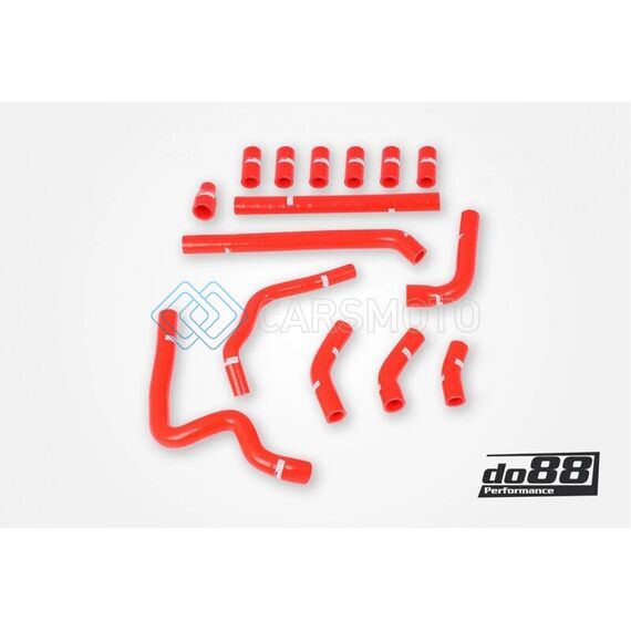 DO88 DO88-KIT192R 02-04 AUDI RS6 4.2L BITURBO (C5) CRANKCASE VENT HOSES - RED