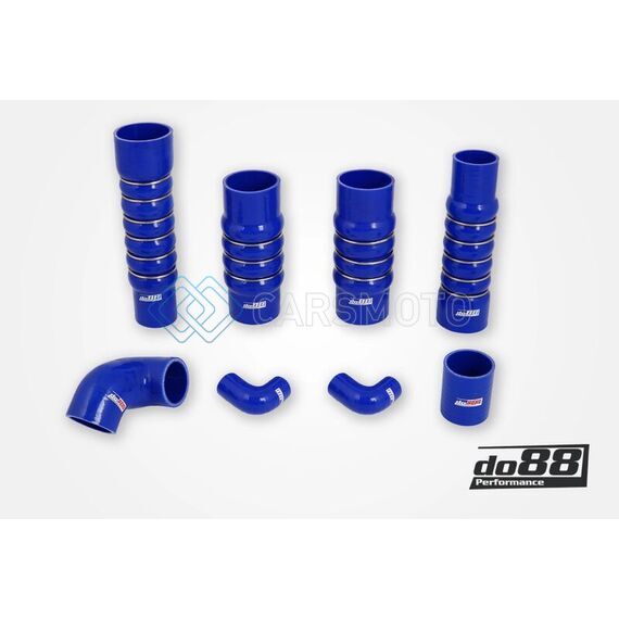 DO88 DO88-KIT224B 00-02 AUDI RS4 QUATTRO 2.7L BITURBO (B5) PRESSURE HOSES - BLUE