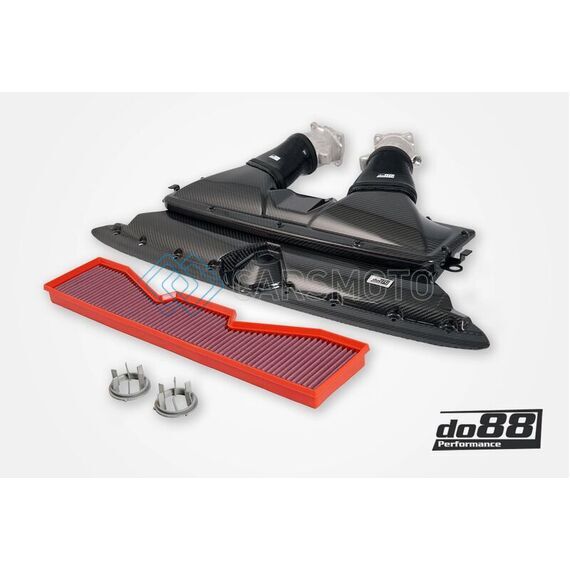 DO88 LF-300-S-WOE 2020+ AUDI RS6/RS7 4.0T V8 (C8) CARBON FIBER INTAKE SYSTEM + OE AIR STRAIGHTENERS