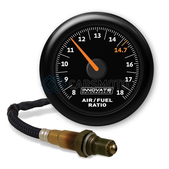 INNOVATE 3855 MTX-AL ANALOG AIR/FUEL RATIO GAUGE KIT - BLACK DIAL