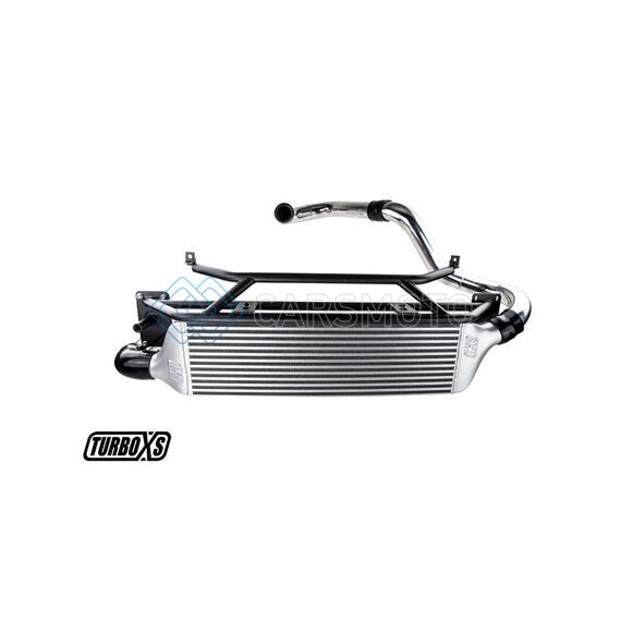 TURBO XS W15-FMIC-POL FMIC FOR 15-16 SUBARU WRX - POLISHED PIPES