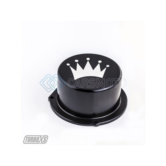 TURBO XS W15-VPC-BLK 15-16 SUBARU WRX BILLET ALUMINUM VACUUM PUMP COVER - BLACK
