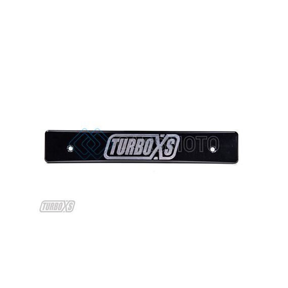 TURBO XS WS15-LPD-BLK-TXS 15-17 SUBARU WRX/STI BILLET ALUMINUM LICENSE PLATE DELETE BLACK MACHINED TURBOXS LOGO