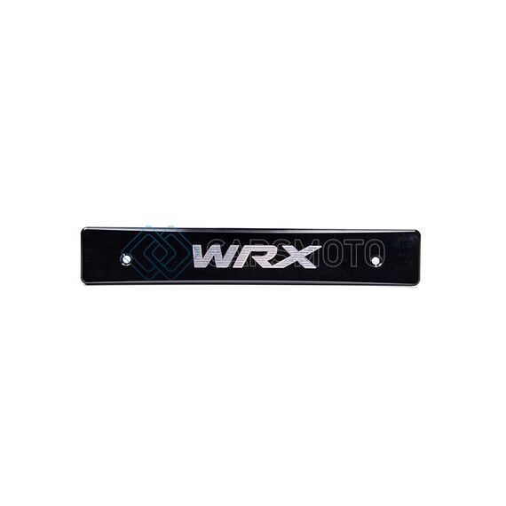 TURBO XS WS15-LPD-BLK-WRX 15-17 SUBARU WRX/STI BILLET ALUMINUM LICENSE PLATE DELETE BLACK MACHINED WRX LOGO