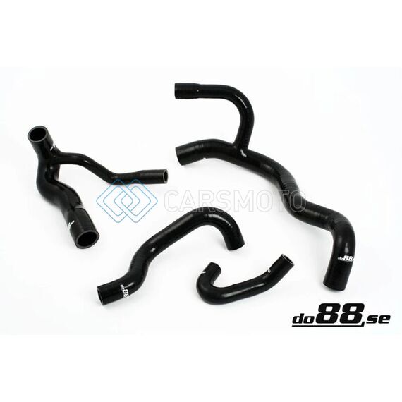 DO88 DO88-KIT54-3B-S 90-92 AUDI S2 2.2T (3B) RADIATOR HOSES - BLACK