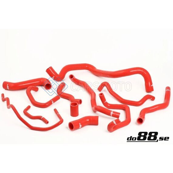 DO88 DO88-KIT78R AUDI S3/TT/SEAT LEON CUPRA R 1.8T COOLANT HOSES - RED