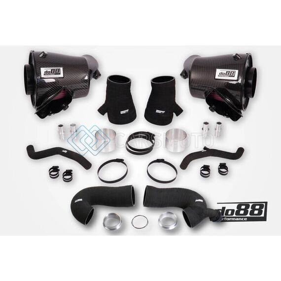 DO88 LF-210-ST-80-212 2020+ PORSCHE 911 TURBO/TURBO S (992.1) INDUCTION SYSTEM W/80MM OUTLET & TURBO INLET HOSES