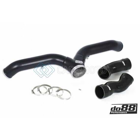 DO88 TR-140SV-ICM200 PORSCHE 997.1 TURBO Y-PIPE BLACK FOR ICM-200 INTERCOOLER