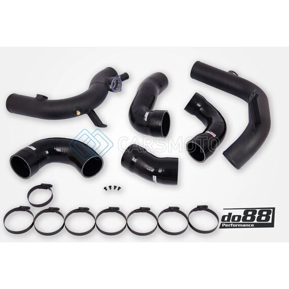 DO88 TR-340-DO88-1-S VAG 2.0 TSI EA888 GEN4 (300HP+) INTERCOOLER PRESSURE PIPES BLACK HOSES