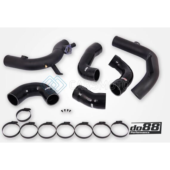 DO88 TR-340-OE-1-S VAG 2.0 TSI EA888 GEN4 (300HP+) OEM INTERCOOLER PRESSURE PIPES BLACK HOSES