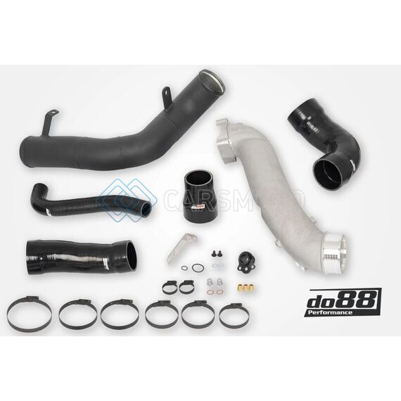 DO88 TR-380-OEM AUDI RS3 2.5T (8V)/TT RS 2.5T (8S) CHARGE PIPES (OEM INTERCOOLER) - BLACK