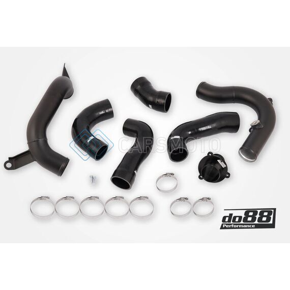 DO88 TR-430-S-CP-110 14-17 VOLKSWAGEN POLO GTI 1.8T/SEAT IBIZA CUPRA 1.8T EA888 PRESSURE PIPES + TURBOMUFFLER DELETE