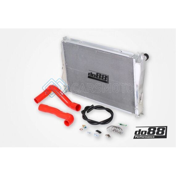 DO88 WC-310-R 00-06 BMW M3 (E46) ALUMINUM RADIATOR W/RED HOSES