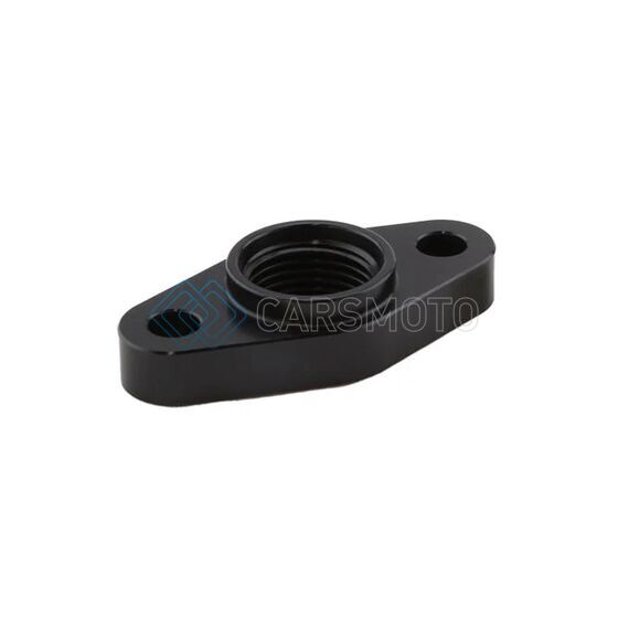 TURBOSMART TS-0804-1011 BILLET TURBO DRAIN ADAPTER W/ SILICON O-RING 52MM MOUNTING HOLES - T3/T4 STYLE FIT
