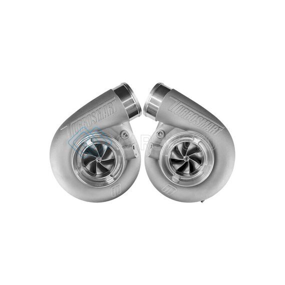 TURBOSMART TS-1-7880C-VB096E-MT V-BAND 0.96AR OIL COOLED TS-1-7880C MIRROR TWIN TURBO PACKAGE