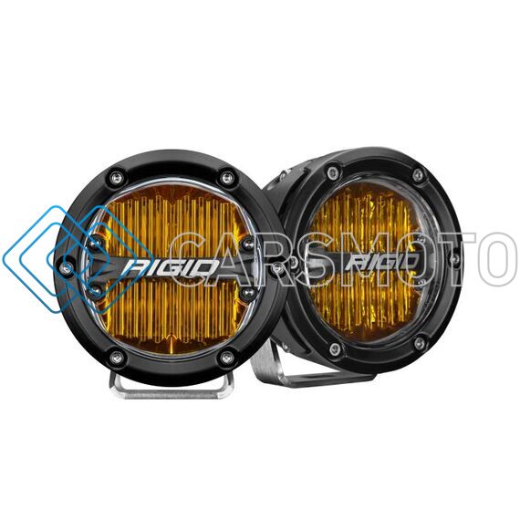 RIGID 36121 360-SERIES PRO SAE FOG YELLOW PAIR