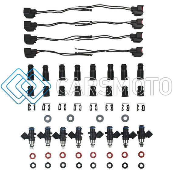 DEATSCHWERKS 16U-LS-0550-8 550CC - LS INJECTOR KIT