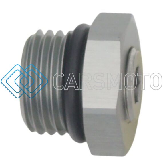 DEATSCHWERKS 6-02-0730 6AN ORB PLUG FITTING WITH 1/8" NPT PORT