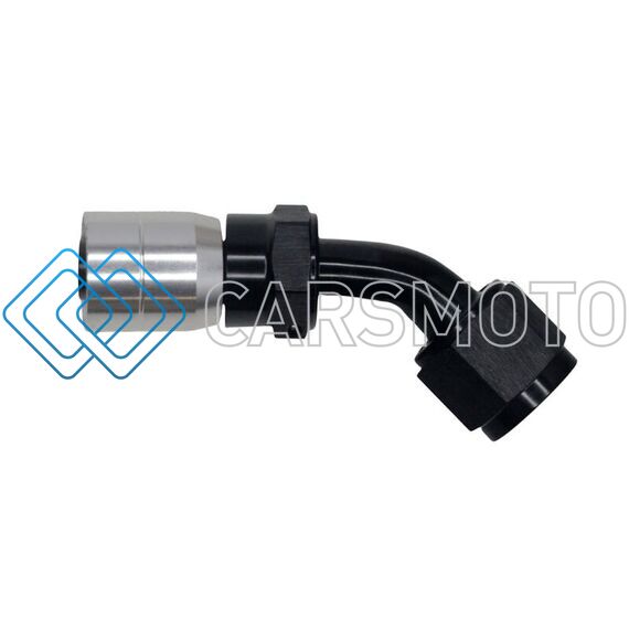 DEATSCHWERKS 6-02-0806-C-B 45-DEG. 8AN SWIVEL CRIMP CPE HOSE END