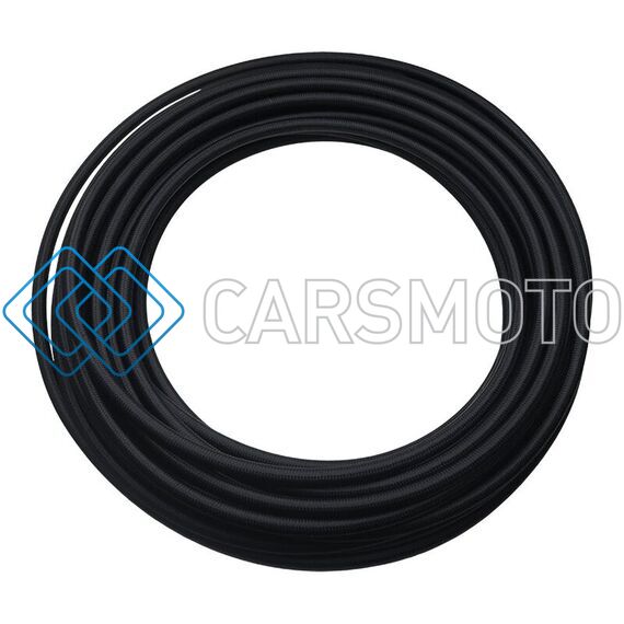 DEATSCHWERKS 6-02-0864-50 50 FT, 6AN BLACK NYLON BRAIDED PTFE HOSE