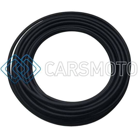 DEATSCHWERKS 6-02-0865-50 50 FT, 8AN BLACK NYLON BRAIDED PTFE HOSE