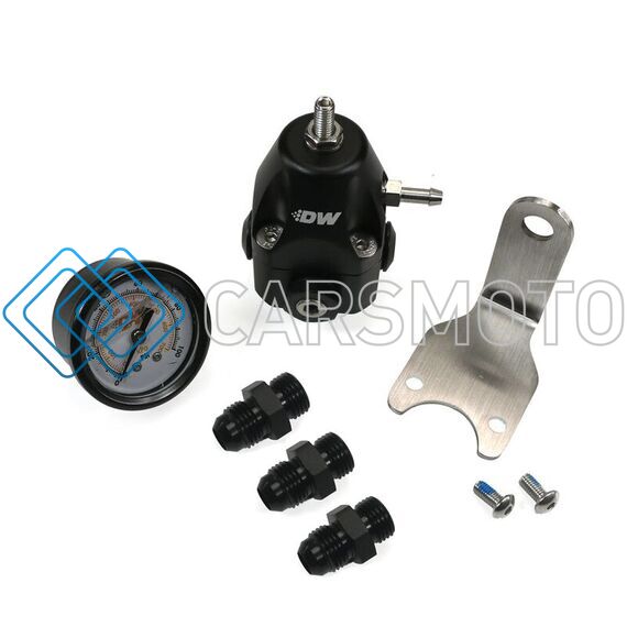 DEATSCHWERKS 6-1002-FRB-66 DWR1000C AFPR + PRESSURE GAUGE + 6AN FITTINGS
