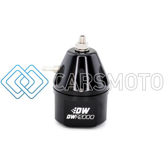DEATSCHWERKS 6-2000-FRB DWR2000 ADJUSTABLE FUEL PRESSURE REGULATOR - BLACK