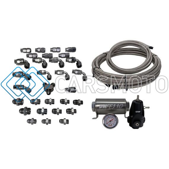 DEATSCHWERKS 6-615 X2 SERIES PUMP MODULE CPE PLUMBING KIT FOR 2008+ SUBARU