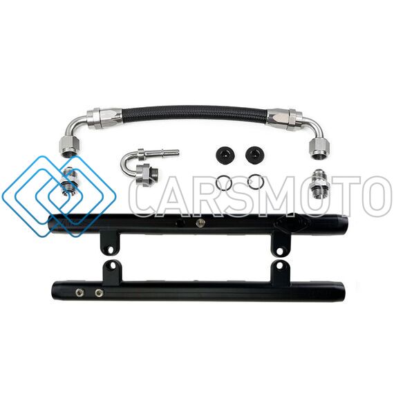DEATSCHWERKS 7-305 FORD 4.6 3-VALVE FUEL RAILS WITH CROSSOVER