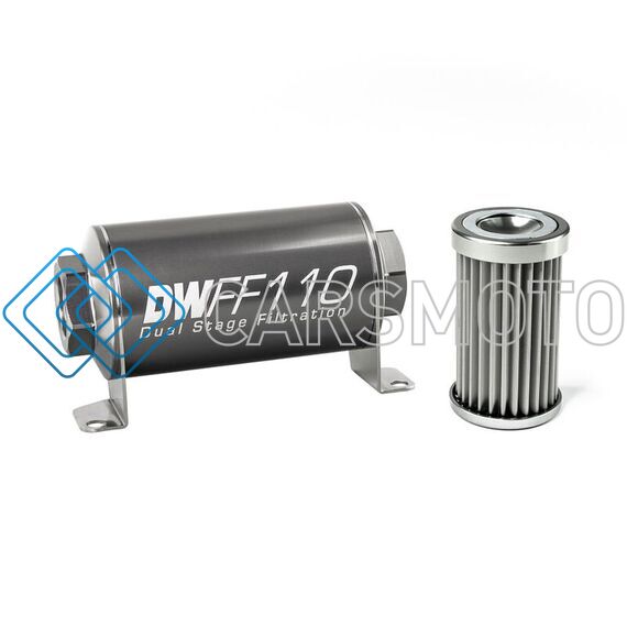 DEATSCHWERKS 8-03-110-005K 10AN FEMALE, 5 MICRON, 110MM IN-LINE FUEL FILTER KIT