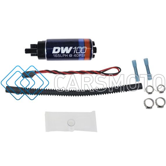 DEATSCHWERKS 9-101-1066 165PH IN-TANK FUEL PUMP W/ 9-1066 INSTALL KIT