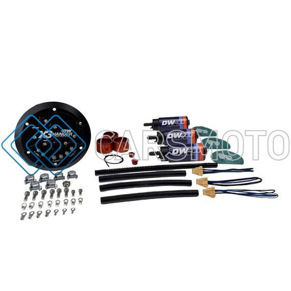 DEATSCHWERKS 9-401-7031 X3 SERIES FUEL PUMP HANGER W/ DW400 FUEL PUMPS FOR 1999-04 FORD F-150 LIGHTNING