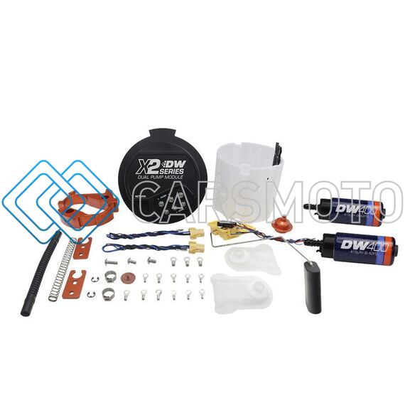 DEATSCHWERKS 9-401-7060 X2 SERIES FUEL PUMP MODULE WITH DUAL DW400 PUMPS FOR 2006+ HEMI
