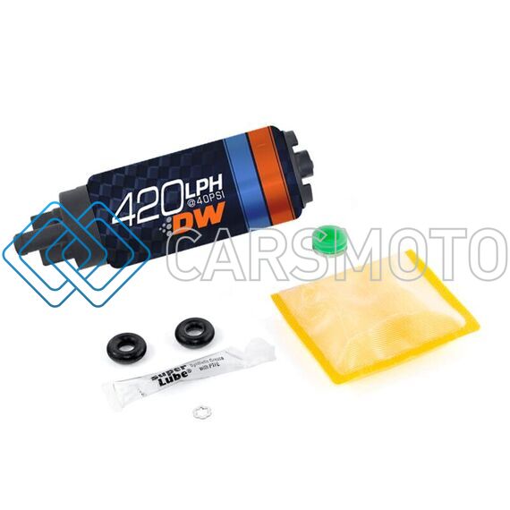 DEATSCHWERKS 9-421-0847 420LPH IN-TANK FUEL PUMP W/ 9-0847 INSTALL KIT