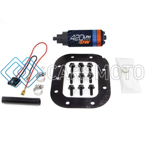 DEATSCHWERKS 9-421-1027 420LPH IN-TANK FUEL PUMP W/ 9-1027 INSTALL KIT