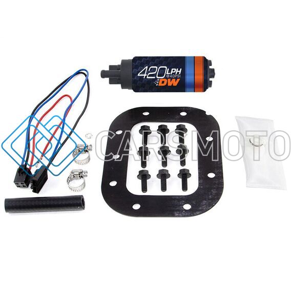 DEATSCHWERKS 9-421-1028 420LPH IN-TANK FUEL PUMP W/ 9-1028 INSTALL KIT