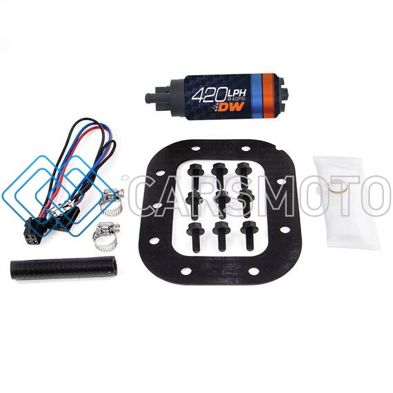 DEATSCHWERKS 9-421-1029 420LPH IN-TANK FUEL PUMP W/ 9-1029 INSTALL KIT
