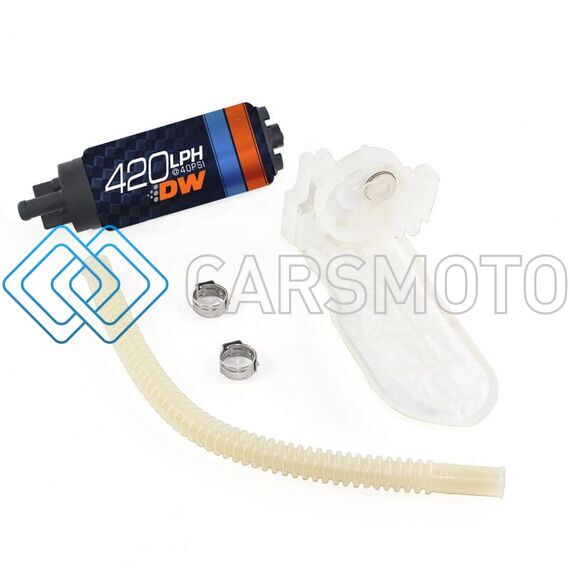 DEATSCHWERKS 9-421-1038 420LPH IN-TANK FUEL PUMP W/ 9-1038 INSTALL KIT