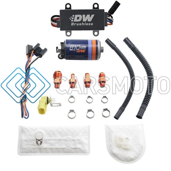 DEATSCHWERKS 9-811-C105-1002 810LPH IN-TANK BRUSHLESS FUEL PUMP W/ 9-1002 INSTALL KIT + C105 CONTROLLER