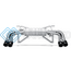 AKRAPOVIC M-LA/T/4 ВЫХЛОПНАЯ СИСТЕМА SLIP-ON LINE (TITANIUM) ДЛЯ LAMBORGHINI GALLARDO LP 550-2 COUPE
