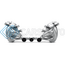 AKRAPOVIC MTP-FE458H ВЫХЛОПНАЯ СИСТЕМА SLIP-ON LINE (TITANIUM) С НАСАДКАМИ CARBON ДЛЯ FERRARI 458 ITALIA / 458 SPYDER