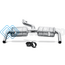 AKRAPOVIC MTP-RECL3RSH ВЫХЛОПНАЯ СИСТЕМА SLIP-ON LINE SS С НАСАДКАМИ CARBON ДЛЯ RENAULT CLIO III RS