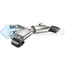 AKRAPOVIC MTP-VW/T/2 ВЫХЛОПНАЯ СИСТЕМА SLIP-ON RACE LINE TITANIUM С НАСАДКАМИ CARBON ДЛЯ VW GOLF GTI (VII)