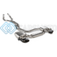 AKRAPOVIC S-AU/TI/15H ВЫХЛОПНАЯ СИСТЕМА EVOLUTION LINE CAT-BACK (TITANIUM) ДЛЯ AUDI RS6 AVANT (C8) (БЕЗ LINK PIPE SET)