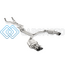 AKRAPOVIC S-AU/TI/4H ВЫХЛОПНАЯ СИСТЕМА EVOLUTION LINE (TITANIUM) С НАСАДКАМИ CARBON ДЛЯ AUDI RS7 (C7)