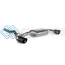 AKRAPOVIC S-BM/T/15H ВЫХЛОПНАЯ СИСТЕМА SLIP-ON (TITANIUM) С НАСАДКАМИ CARBON ДЛЯ BMW M135I / X2 M35I / MINI CLUBMAN ALL4