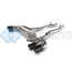 AKRAPOVIC S-BM/T/22H ВЫХЛОПНАЯ СИСТЕМА SLIP-ON (TITANIUM) С OPF С НАСАДКАМИ CARBON ДЛЯ BMW M8 / M8 COMPETITION (F91 / F92)