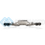 AKRAPOVIC S-BM/T/27H ВЫХЛОПНАЯ СИСТЕМА SLIP-ON (TITANIUM) ДЛЯ BMW M5 / M5 COMPETITION (F90) (БЕЗ НАСАДОК)
