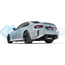 AKRAPOVIC S-BM/T/34H ВЫХЛОПНАЯ СИСТЕМА SLIP-ON (TITANIUM) ДЛЯ BMW M2 (G87) (БЕЗ НАСАДОК)